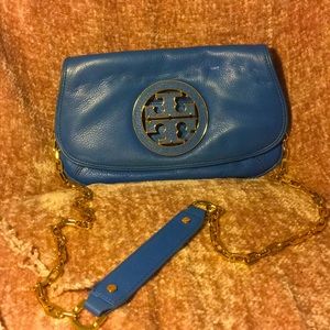 Tory Burch- Blue ChainLink Crossbody